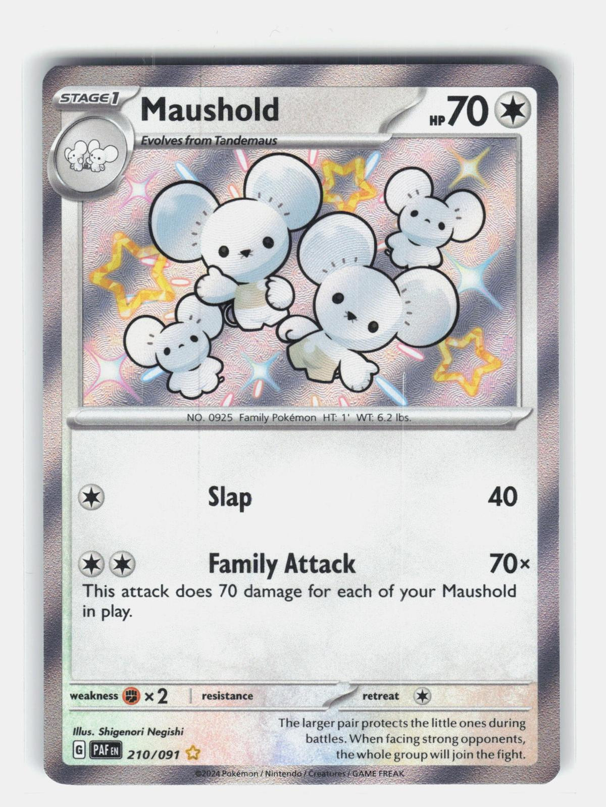 SV: Paldean Fates #210/091 Maushold