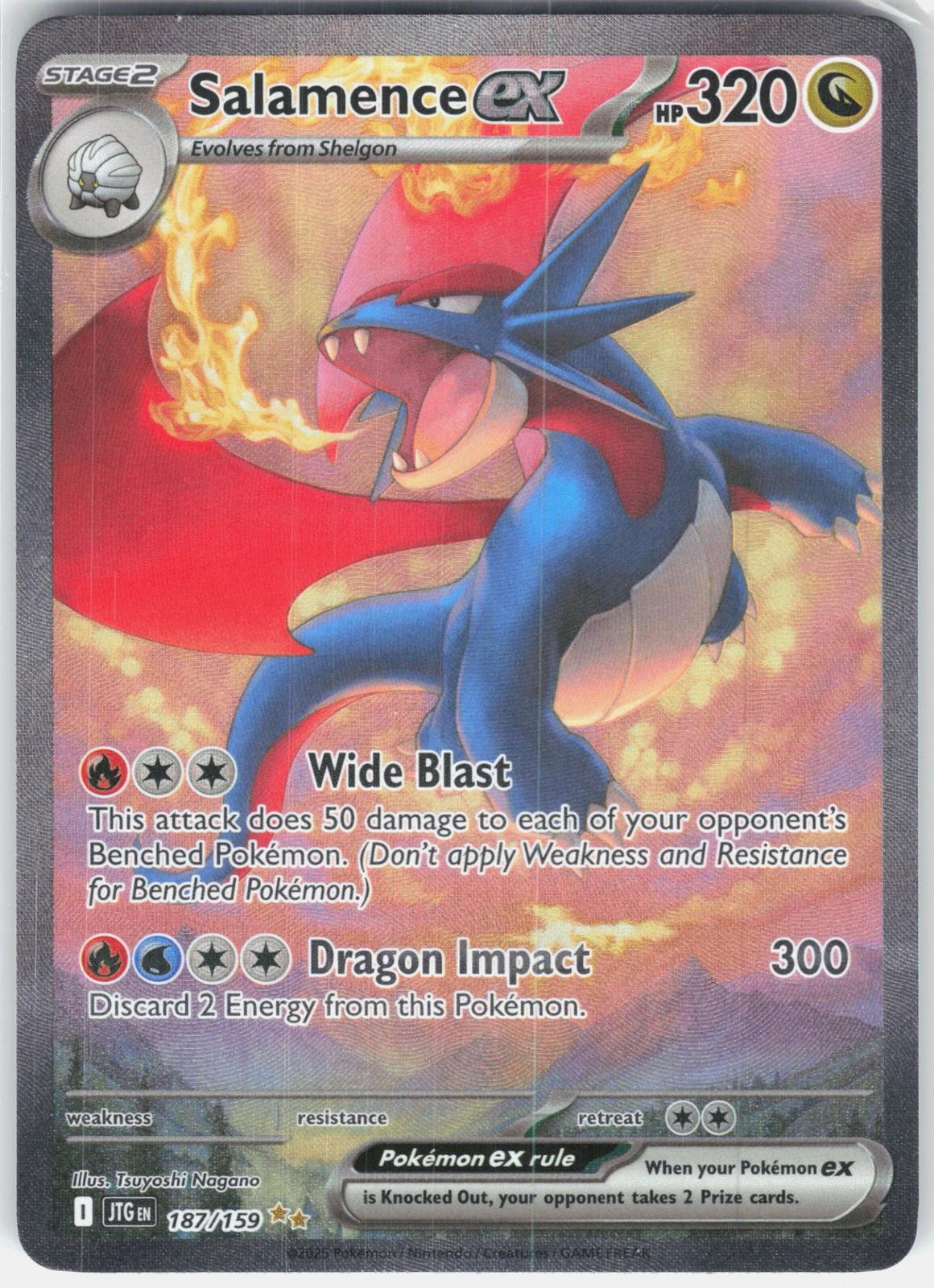 SV09: Journey Together #187/159 Salamence ex