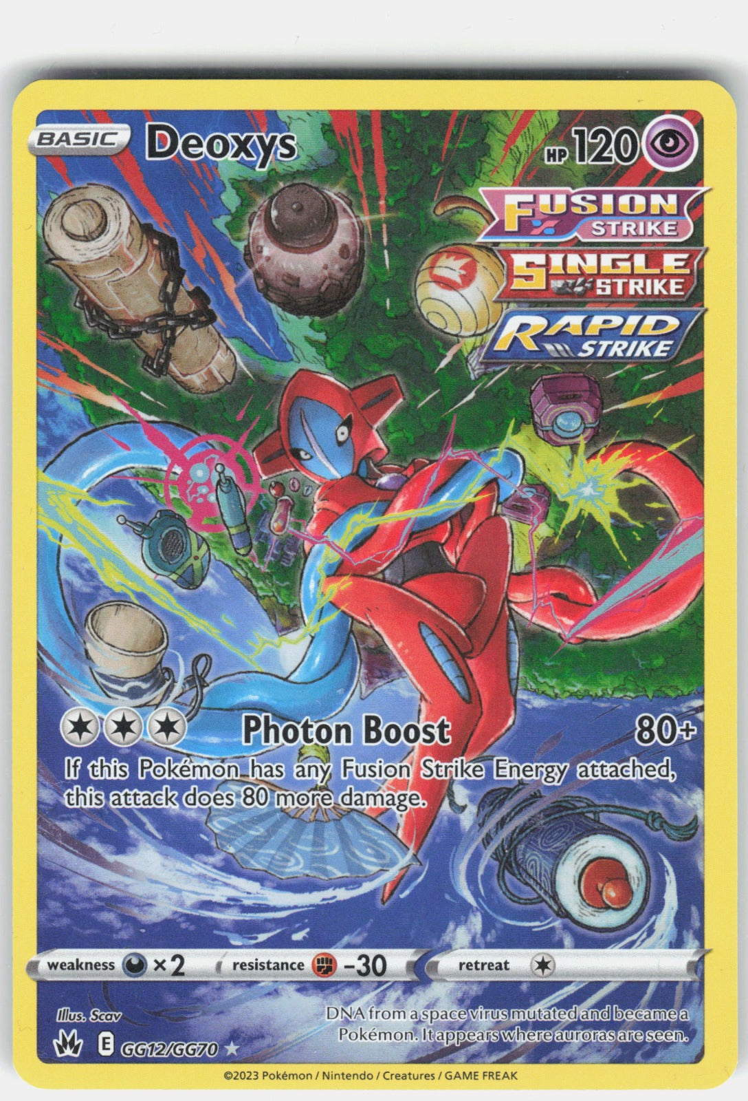 Deoxys Holo Ultra Rare SWSH: Crown Zenith: Galarian Gallery GG12/GG70 NM