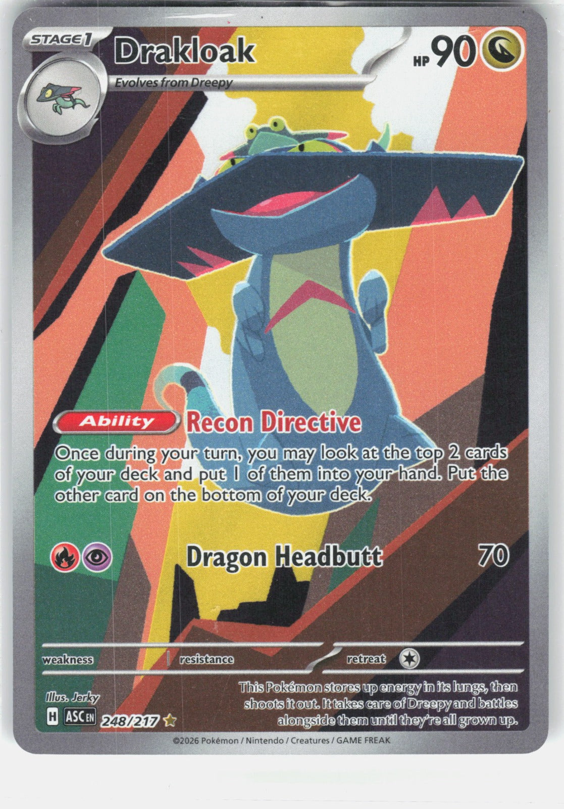 Drakloak Holo Illustration Rare ME: Ascended Heroes 248/217 NM