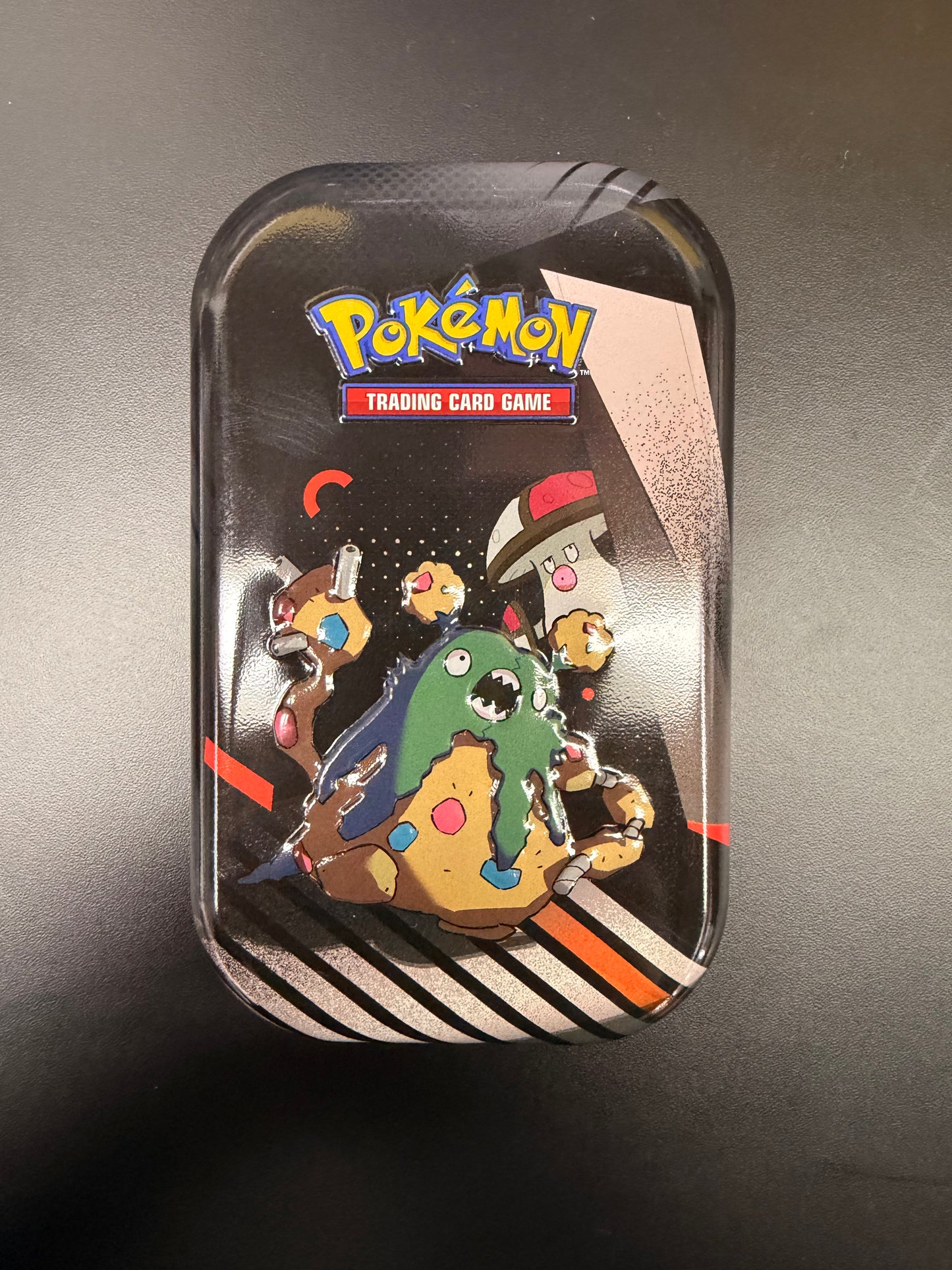 Black Bolt / White Flare Mini Tin