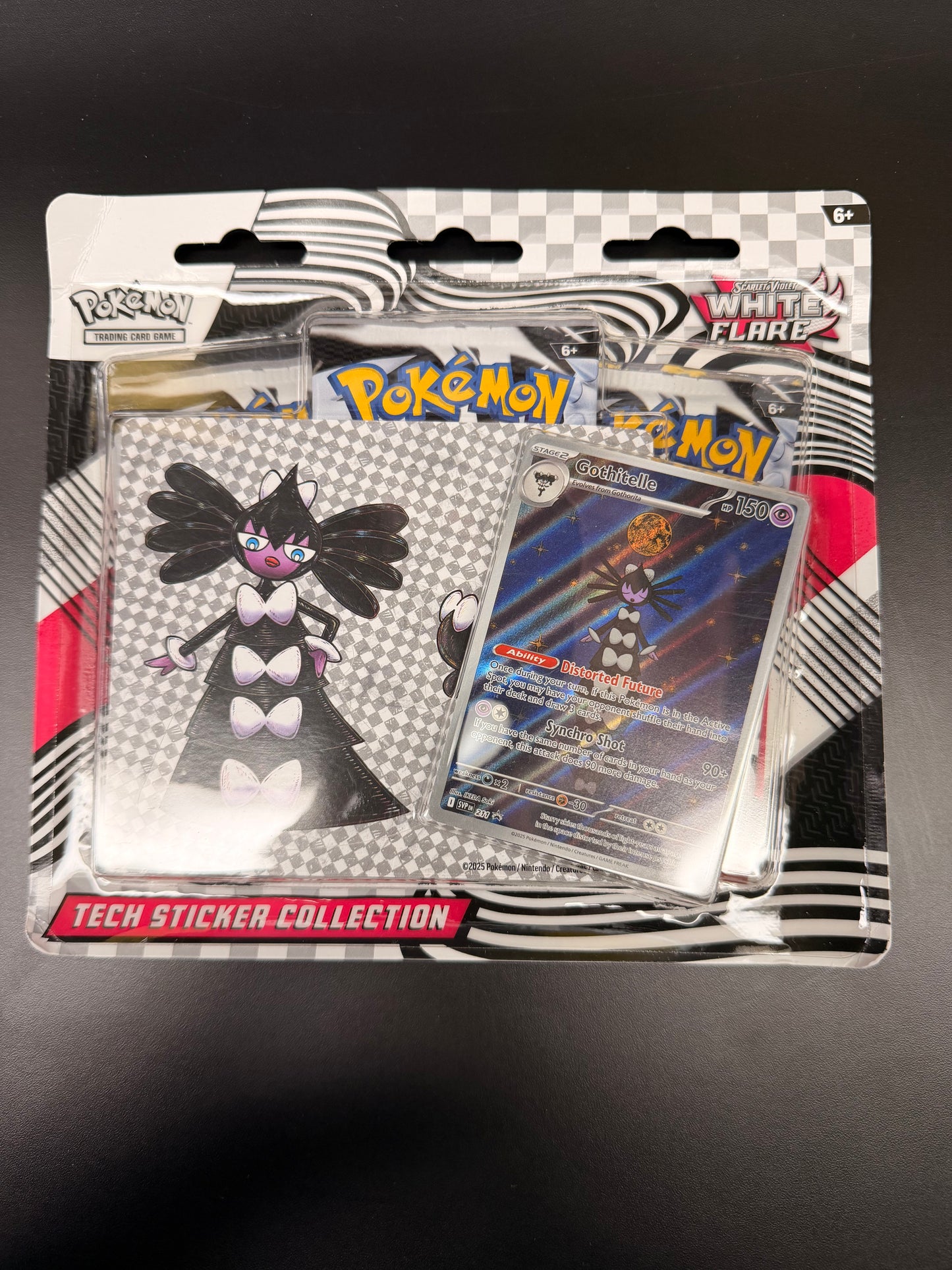 White Flare Triple Blister