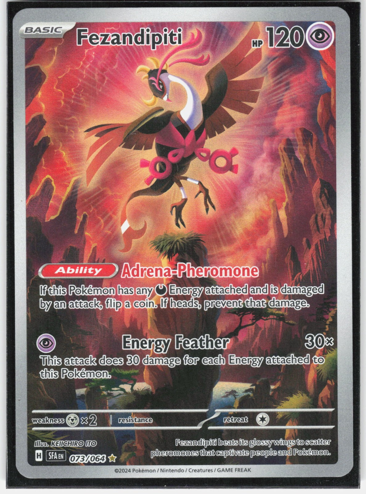 Fezandipiti Holo Illustration Rare SV: Shrouded Fable 073/064 NM