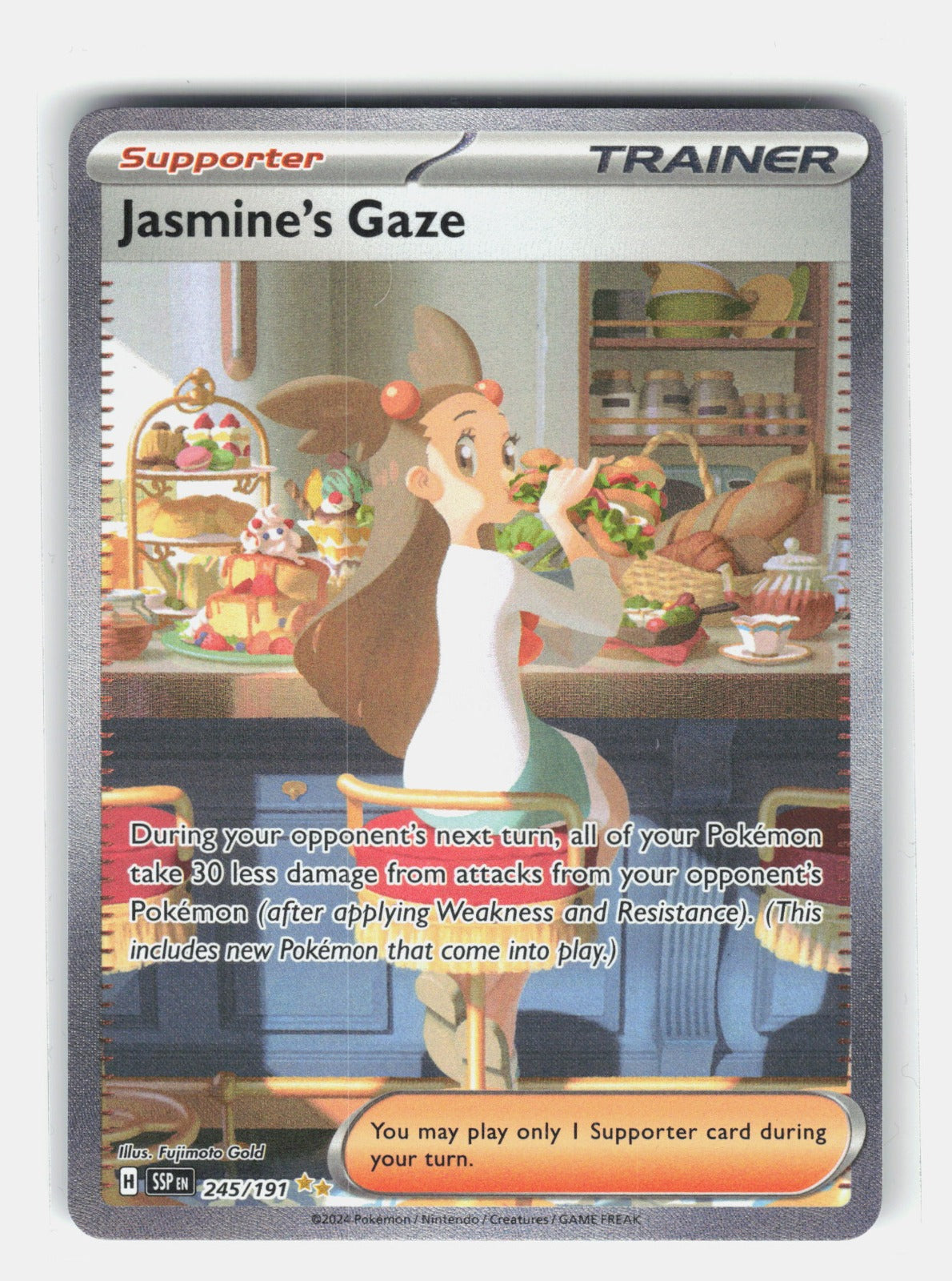 Jasmine's Gaze Holo Special Illustration Rare SV08: Surging Sparks 245/191 NM