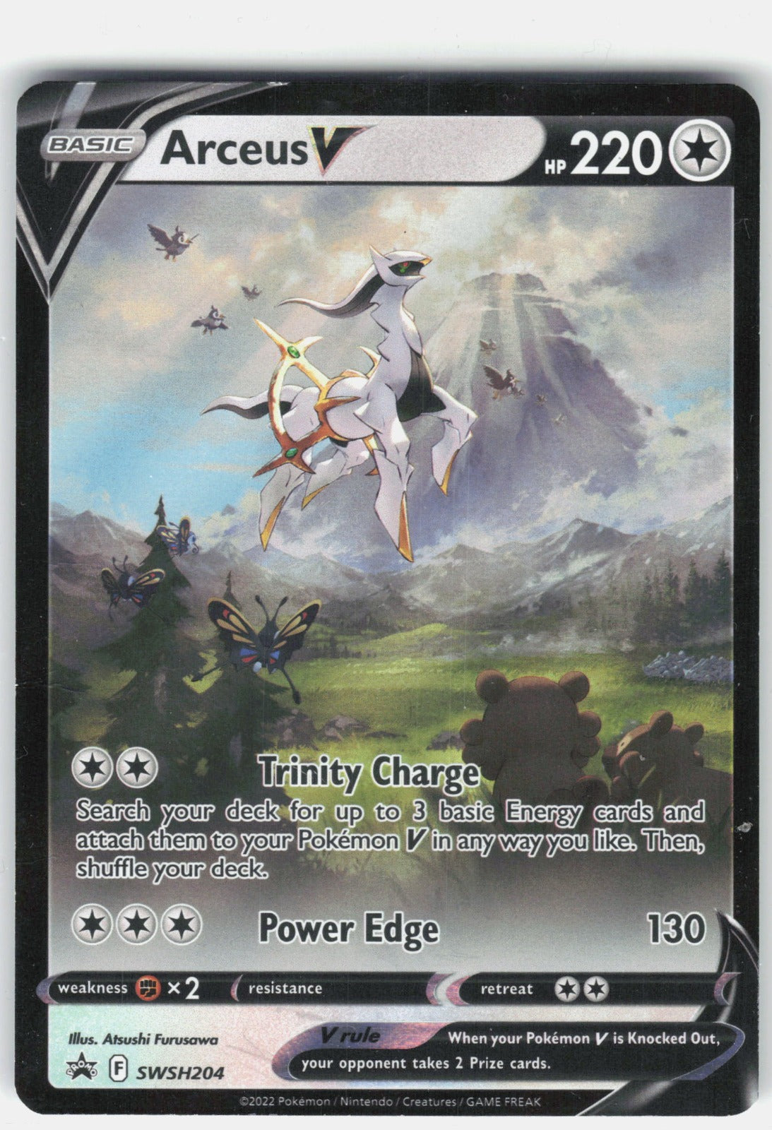 Arceus V Holo Promo SWSH: Sword & Shield Promo Cards SWSH204 NM