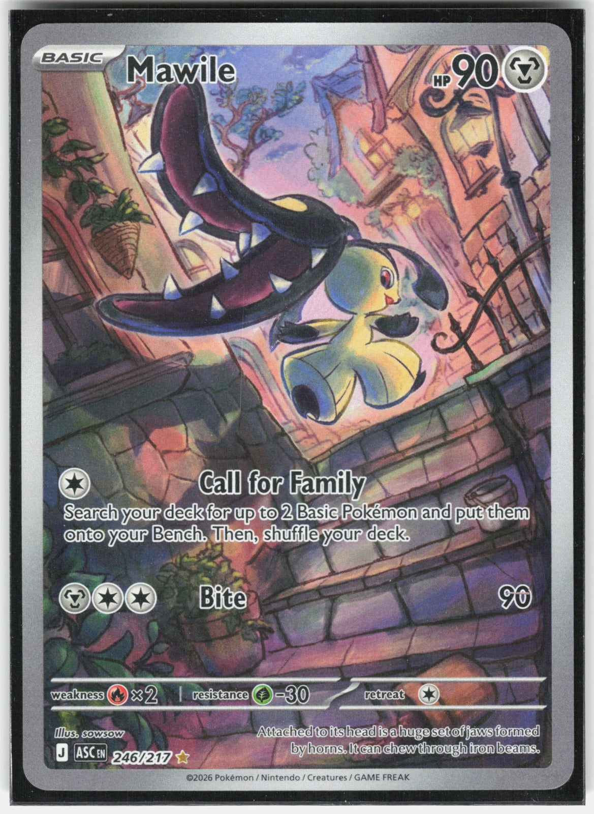 Mawile Holo Illustration Rare ME: Ascended Heroes 246/217 NM