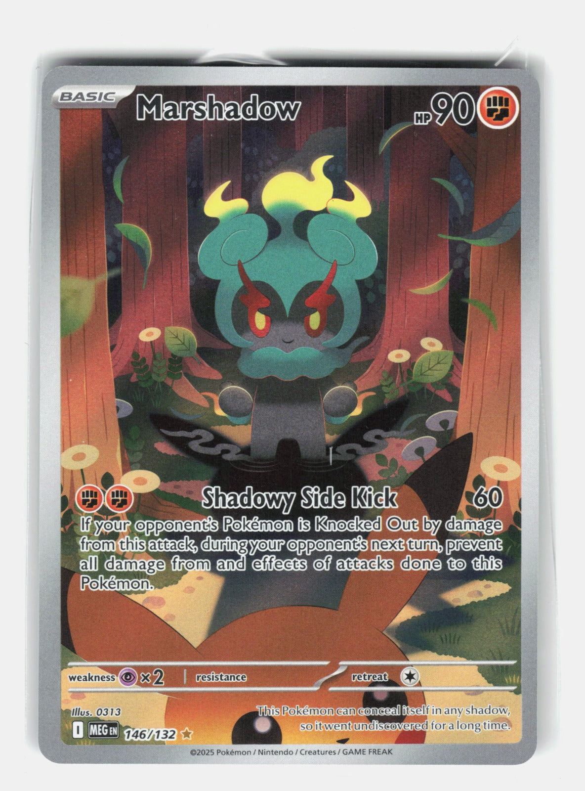 Marshadow Holo Illustration Rare ME01: Mega Evolution 146/132 NM